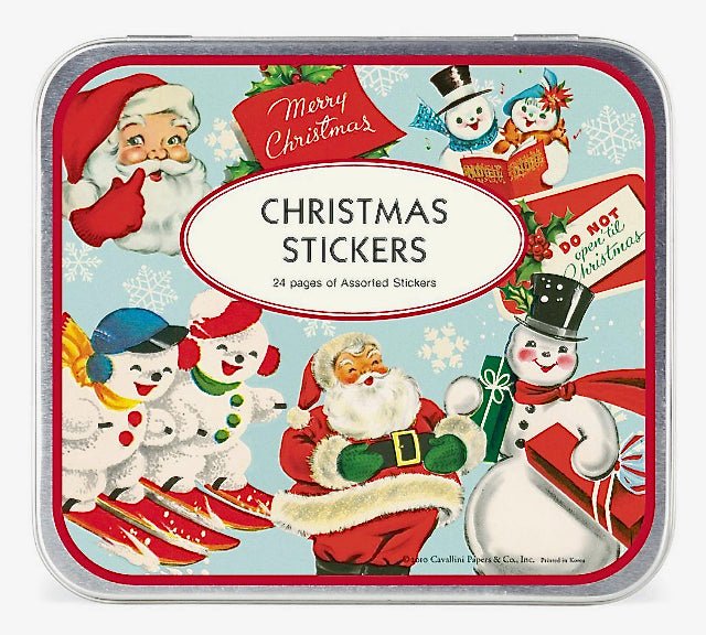 100+ Retro Style Christmas Stickers - Marmalade Mercantile