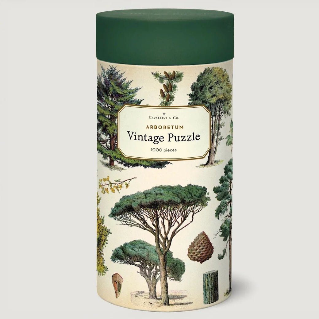 1000 - Piece Jigsaw Puzzle Arboretum Trees Design - Marmalade Mercantile
