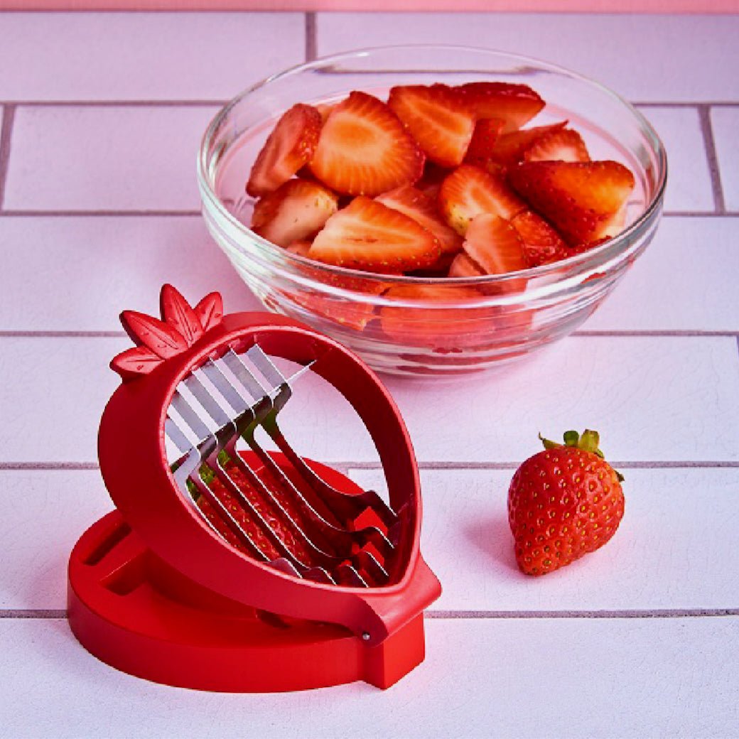 2 - in - 1 Strawberry Slicer/Huller - Marmalade Mercantile