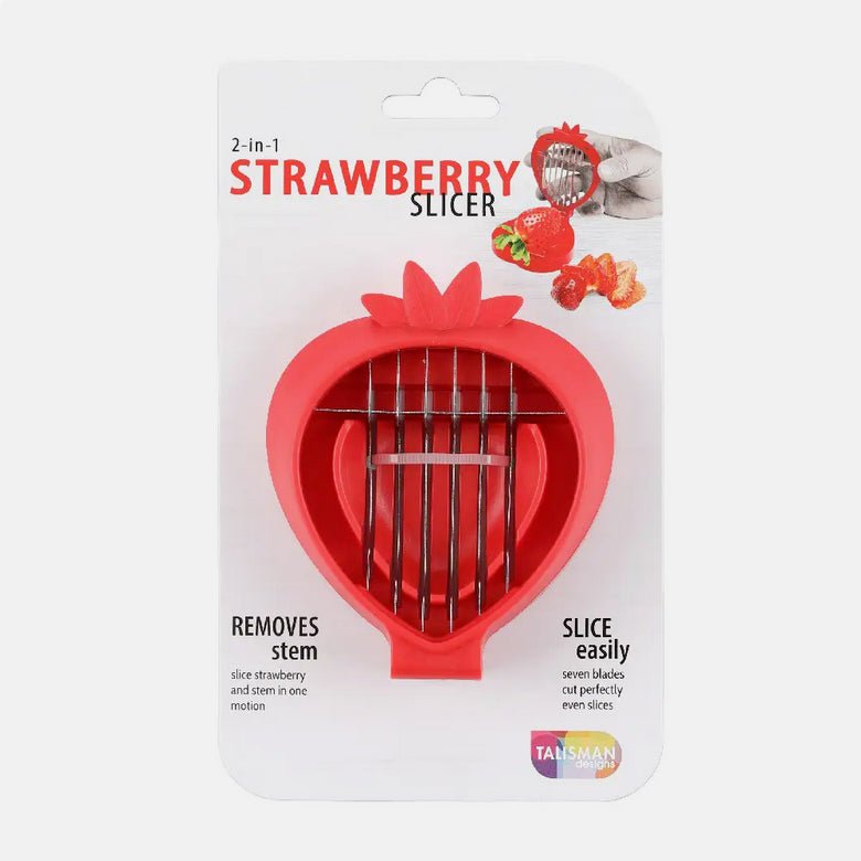 2 - in - 1 Strawberry Slicer/Huller - Marmalade Mercantile