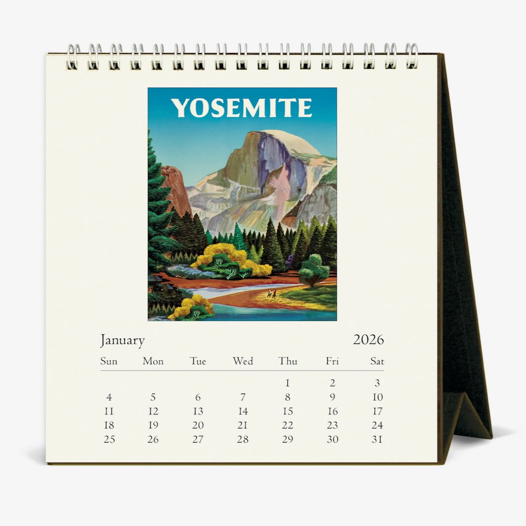 2026 National Parks Desk Calendar - Marmalade Mercantile