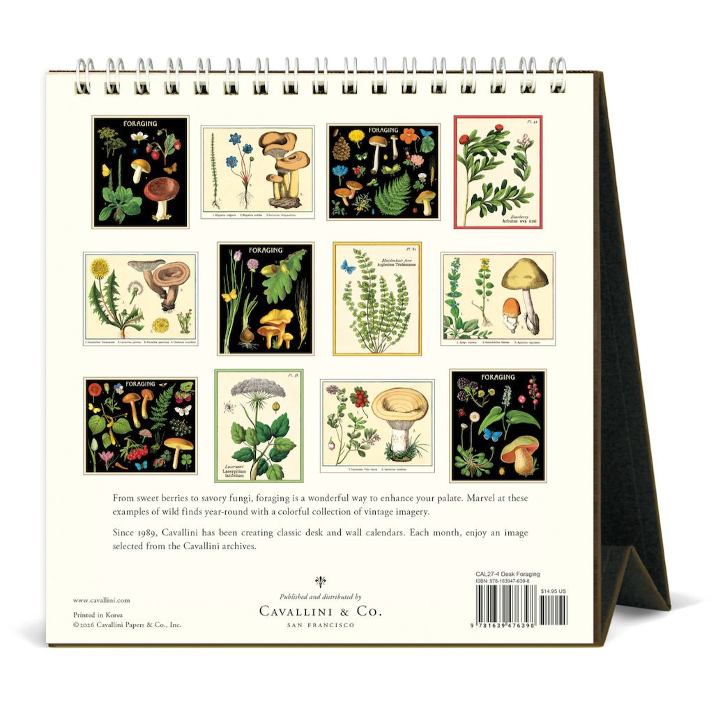2027 Desk Calendar Foraging - Marmalade Mercantile