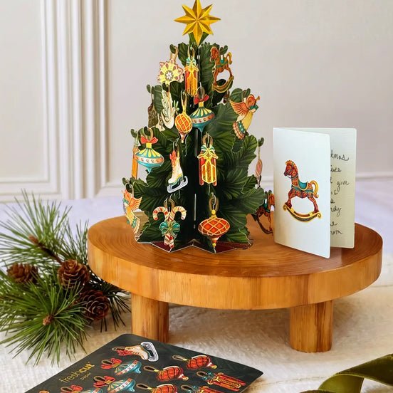3-D Mini Christmas Tree Pop Up Card - Marmalade Mercantile