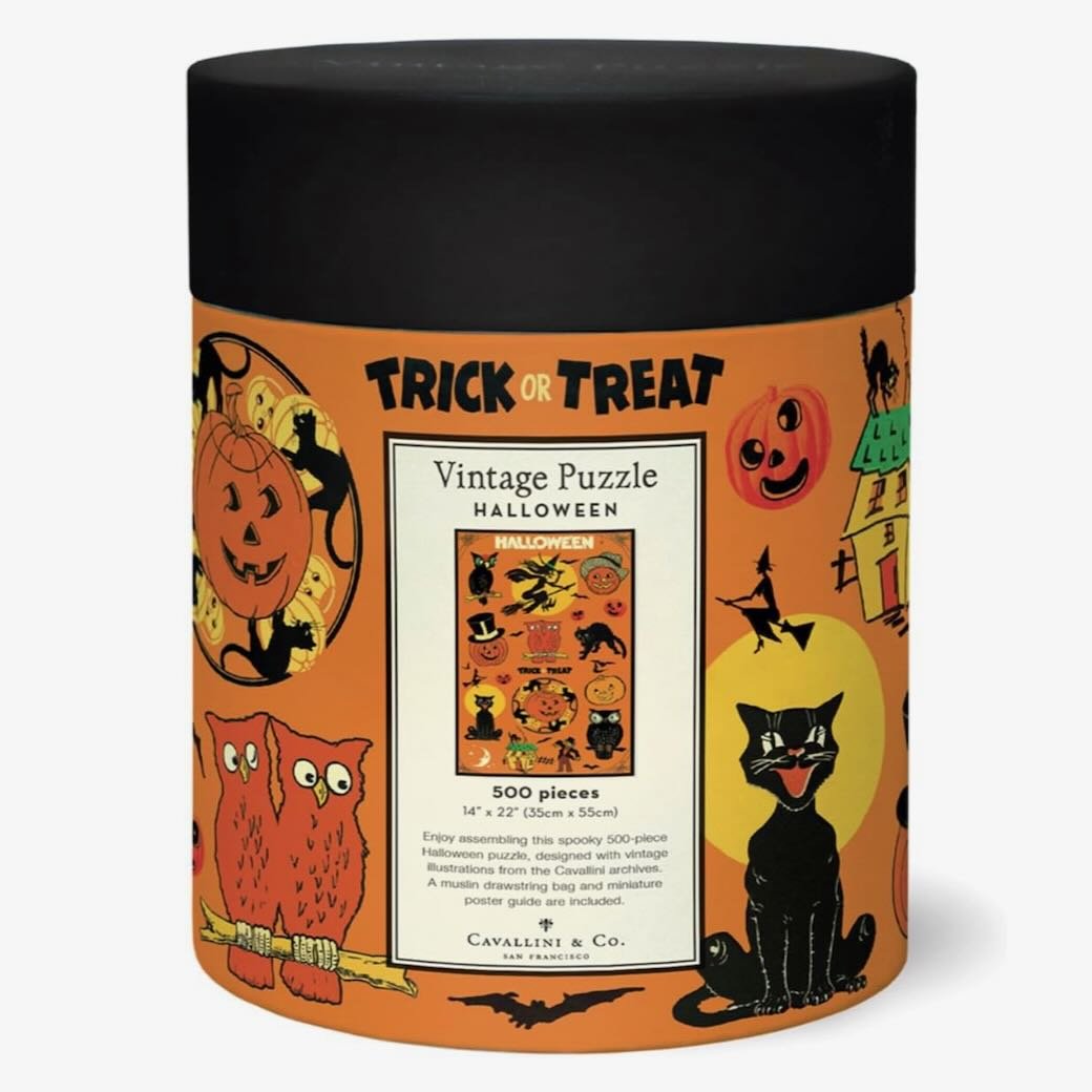 500 - Piece Vintage - Style Halloween Jigsaw Puzzle - Marmalade Mercantile