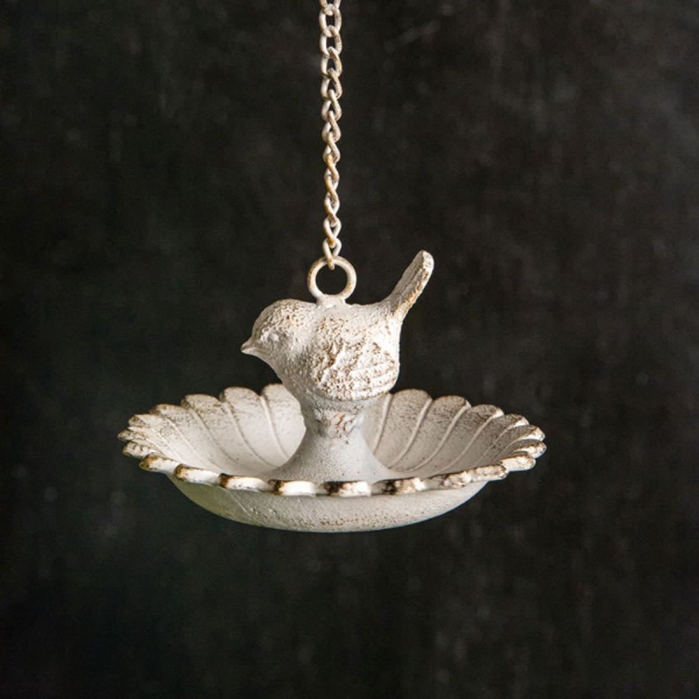 Petite Cast Iron Hanging Bird Feeder