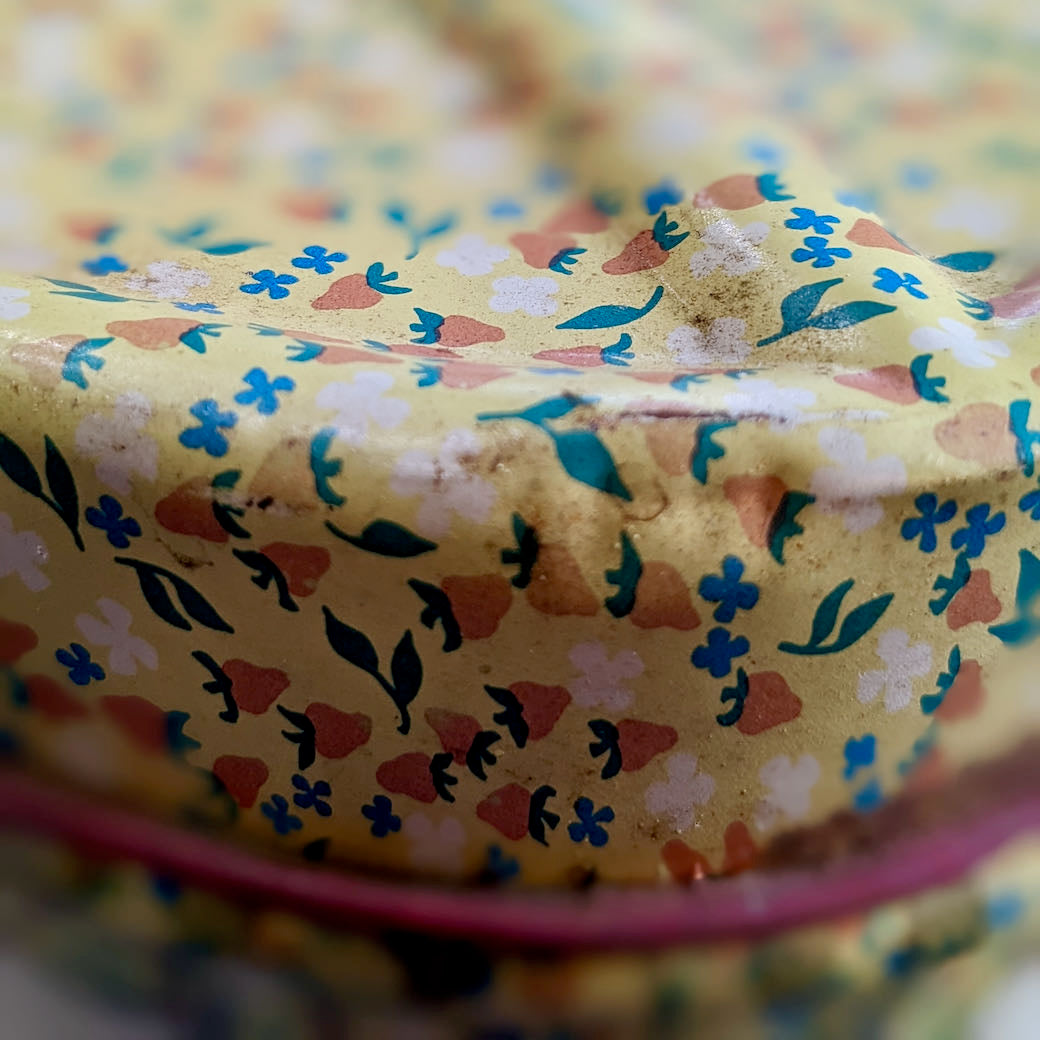 Charming Cottage Style Vintage Metal Bread Box