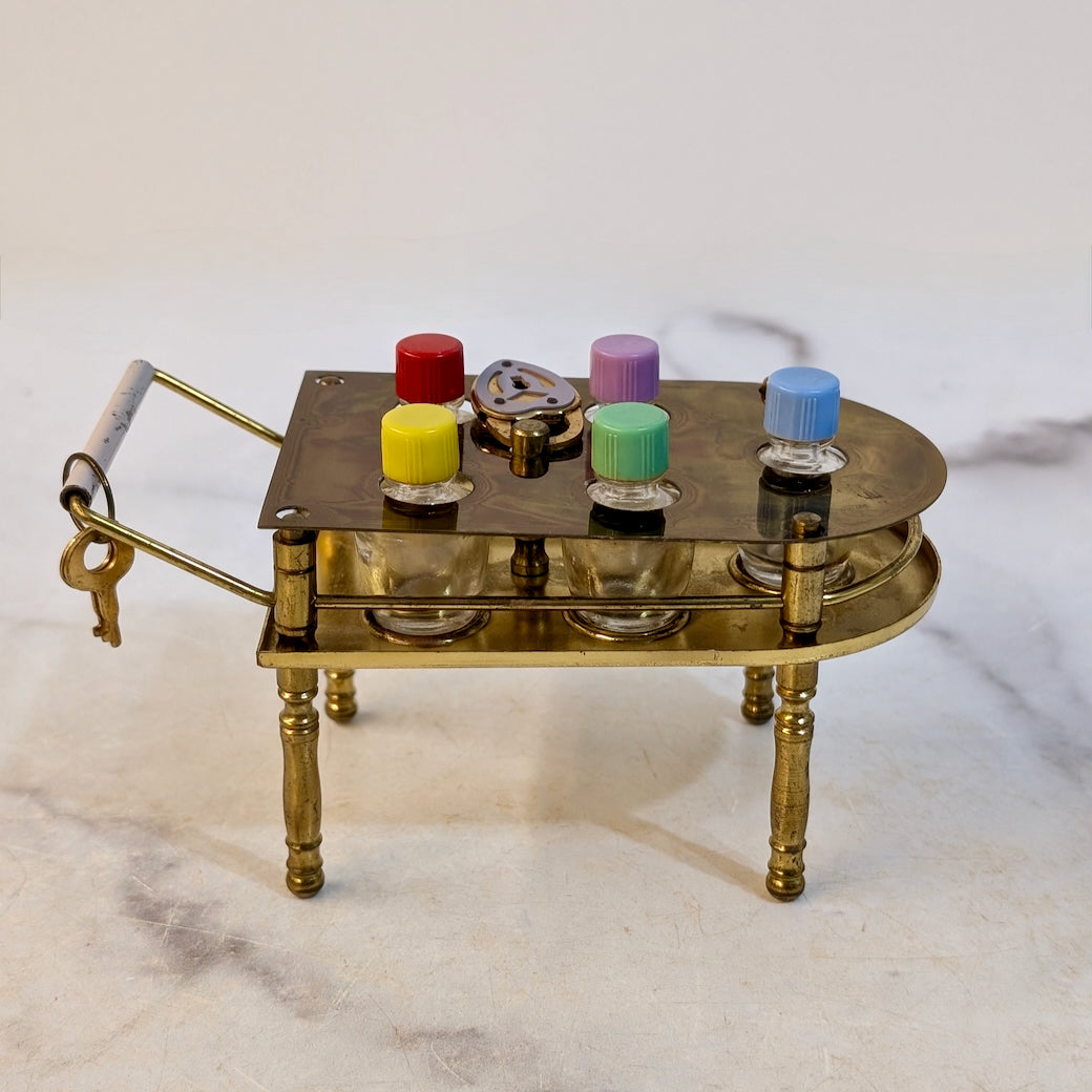 Vintage Karoff “Tea Cart” Perfume Caddy, ca. 1930-40s