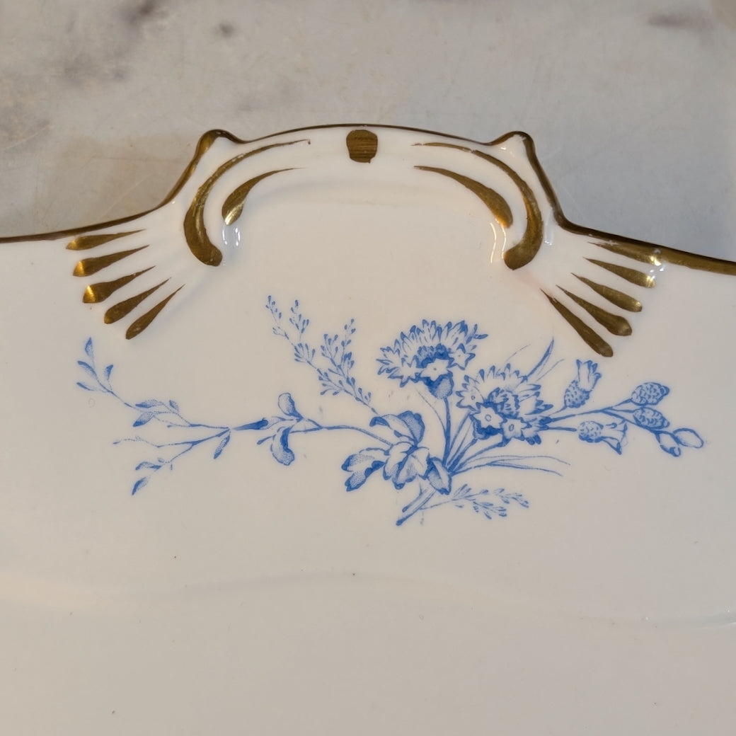 Antique Wedgwood Etruria Platter Bluebird Pattern