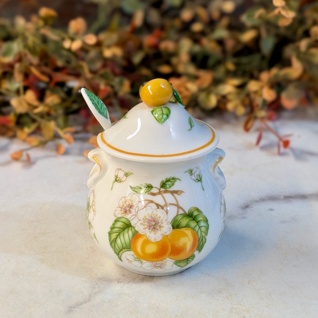 Vintage 1991 Lenox Jam Jar with Spoon CHOICE of Style
