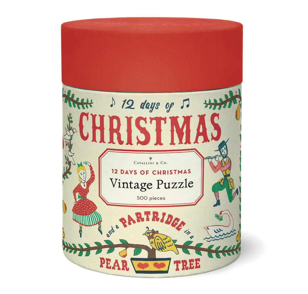 500-Piece Jigsaw Puzzle Twelve Days of Christmas