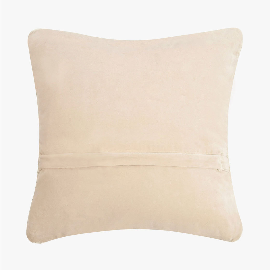 Festive Mistletoe Hooked Rug Christmas Pillow