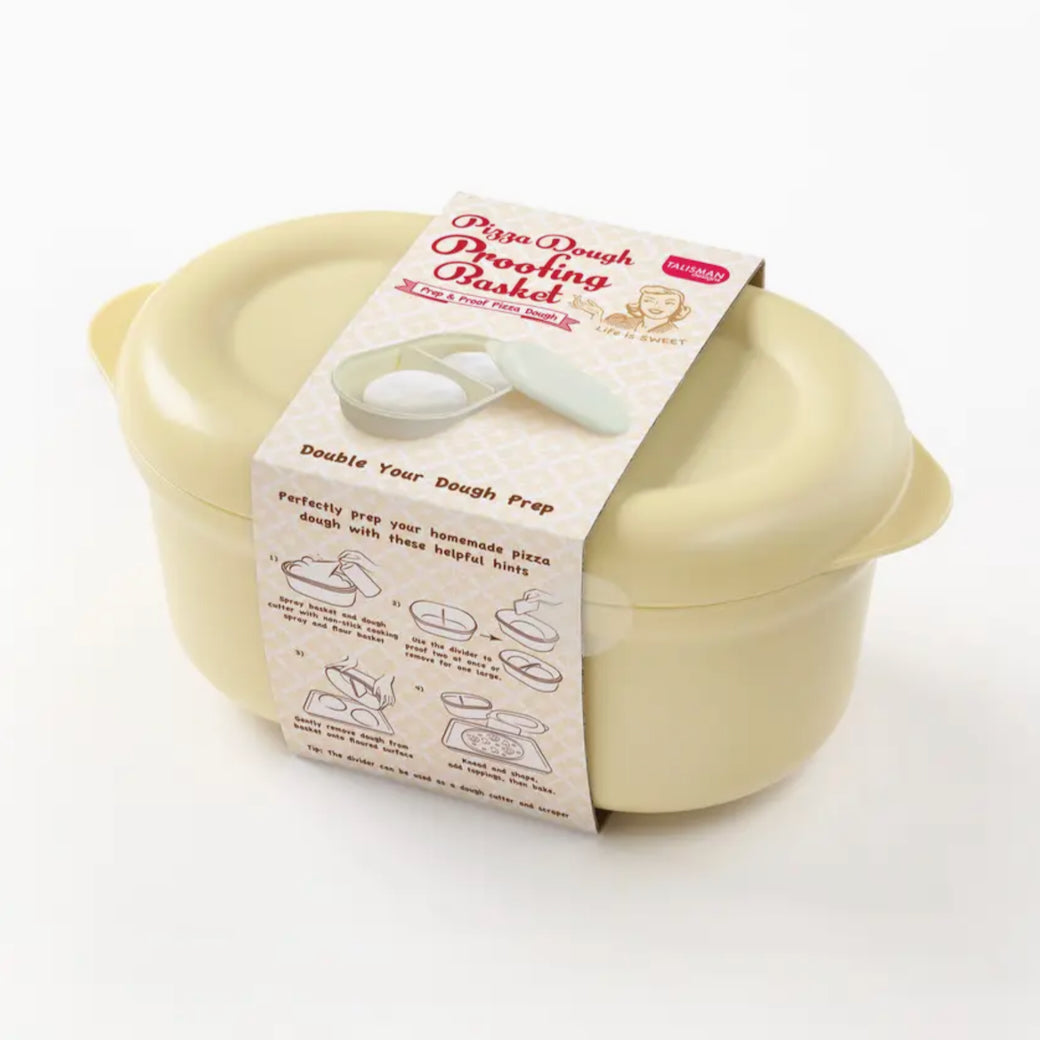 Lidded Pizza Dough Proofing Basket
