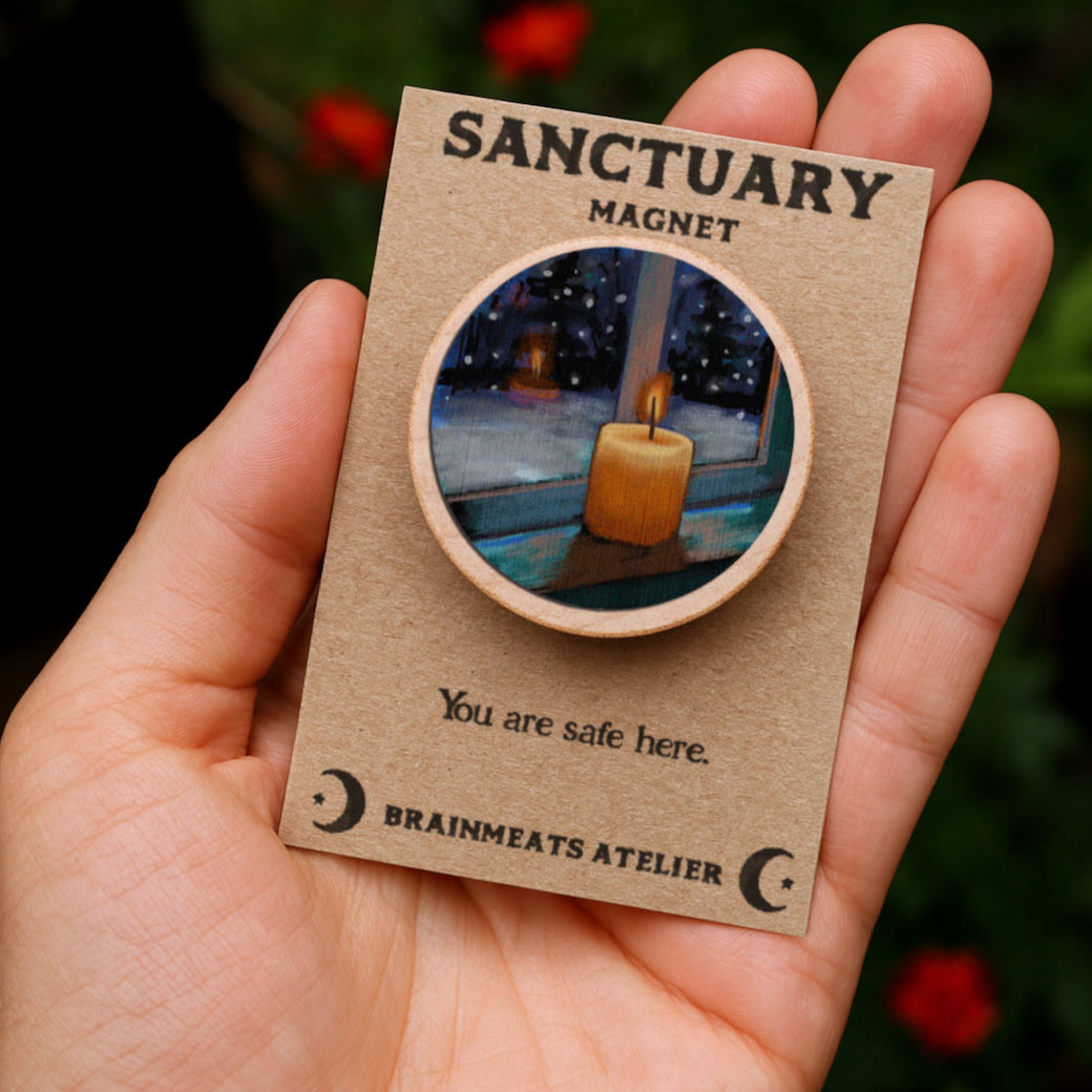 Sanctuary Magnet Token for Safety & Comfort