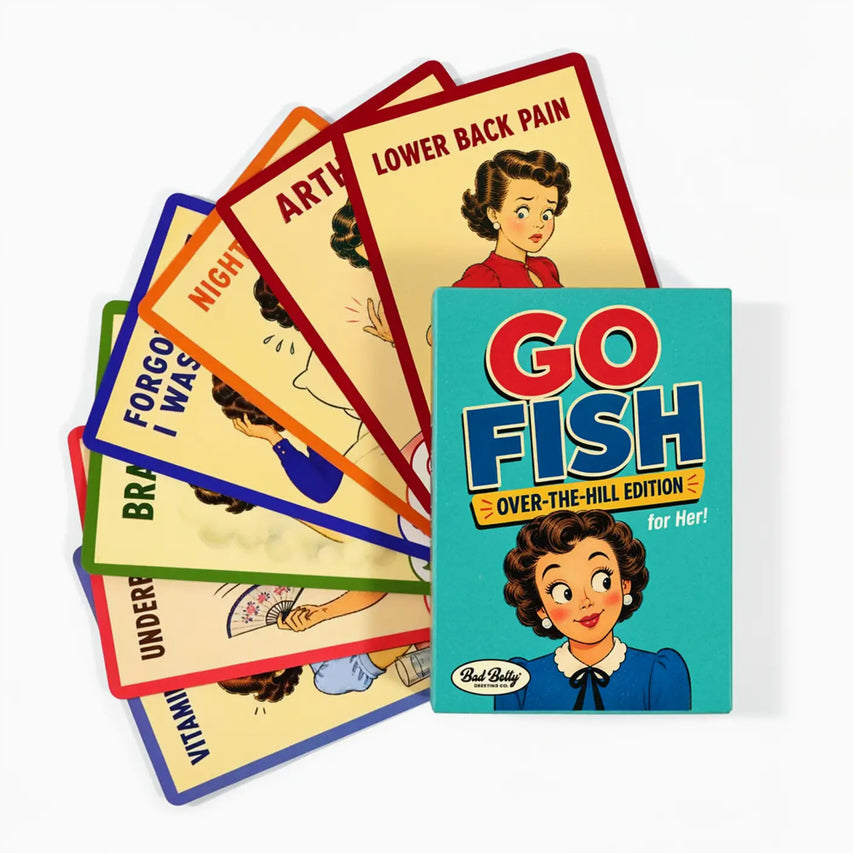 Go Fish: Over-The-Hill Edition For Her – Funny Card Game