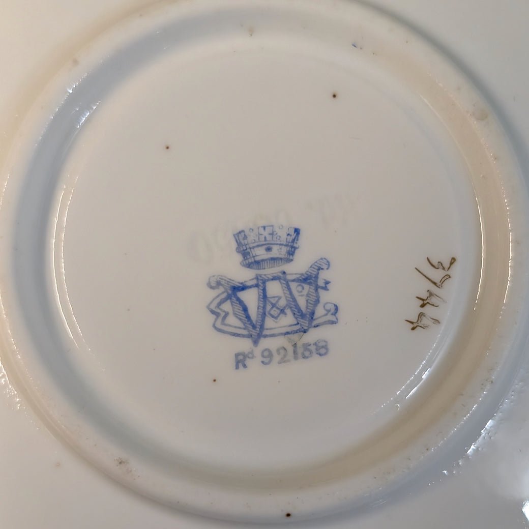 Antique Wileman Foley Staffordshire Demitasse Cup & Saucer - Marmalade Mercantile