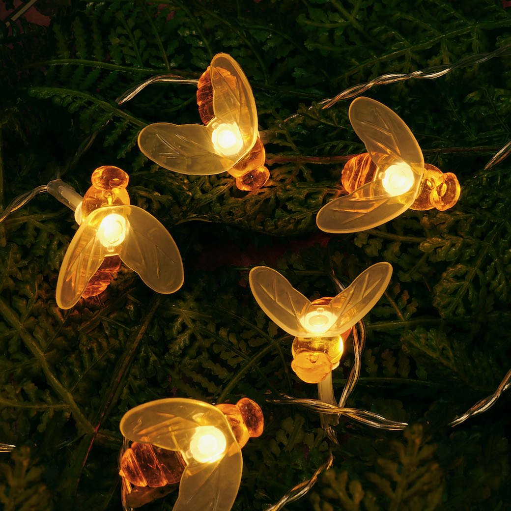 Battery Operated Bee-Shaped String Lights - Marmalade Mercantile