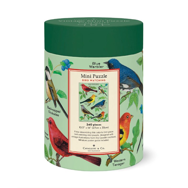 Bird Watching Mini Puzzle 240 - Piece Jigsaw Puzzle - Marmalade Mercantile