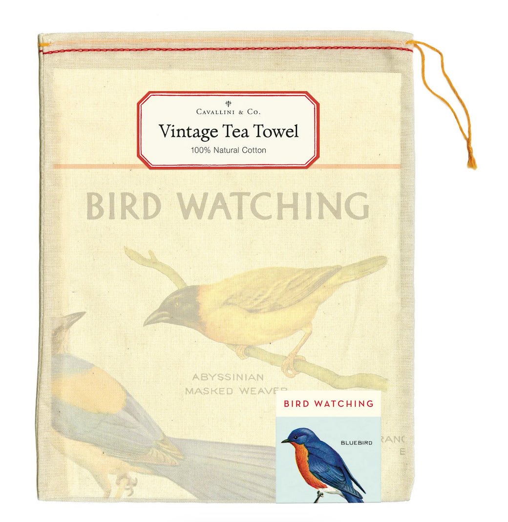 Birdwatching 100% Cotton Tea Towel - Marmalade Mercantile