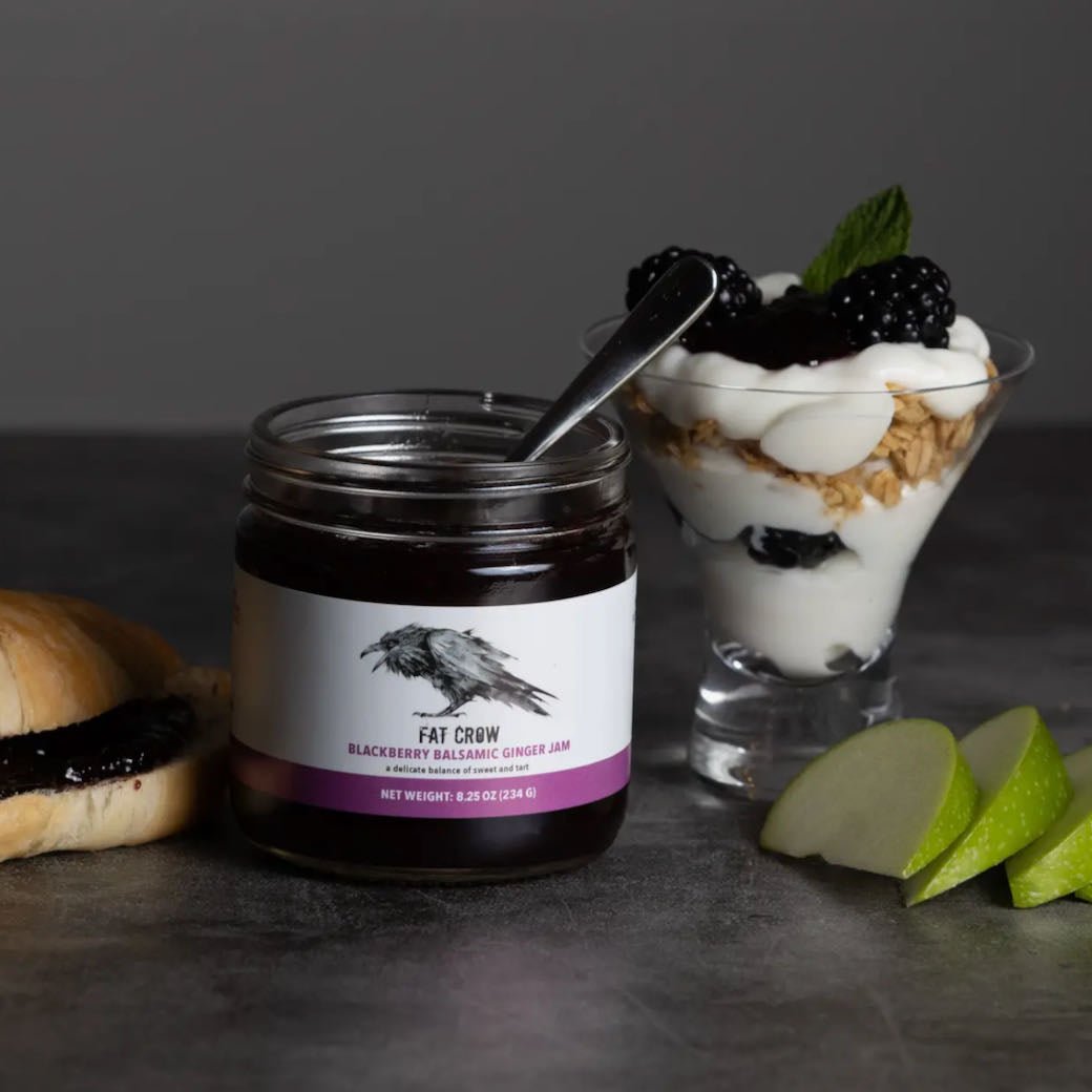 Blackberry Balsamic Ginger Jam CHOICE of Size - Marmalade Mercantile