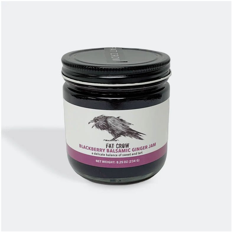 Blackberry Balsamic Ginger Jam CHOICE of Size - Marmalade Mercantile