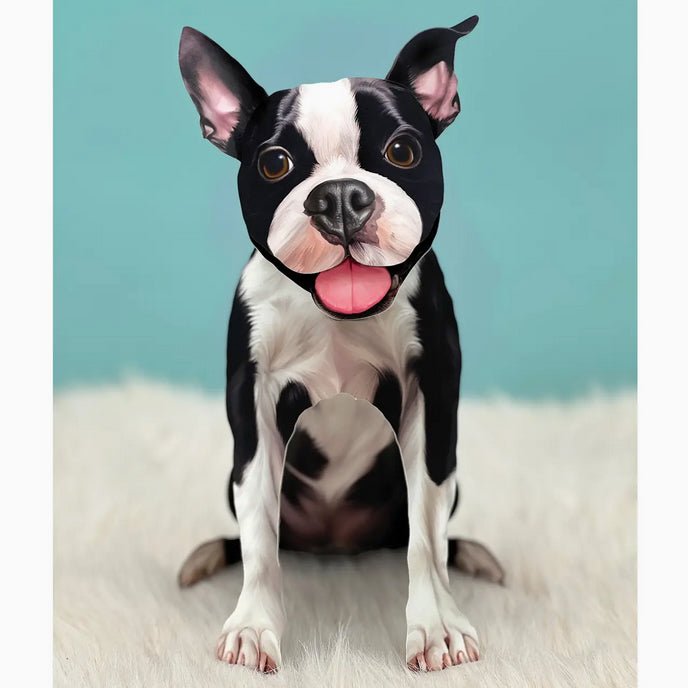 Boston Terrier Pop Up Pup Greeting Card w Dress Up Kit - Marmalade Mercantile