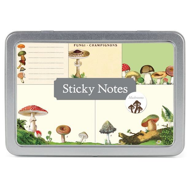 Boxed Set of Assorted Mushroom Sticky Notes - Marmalade Mercantile