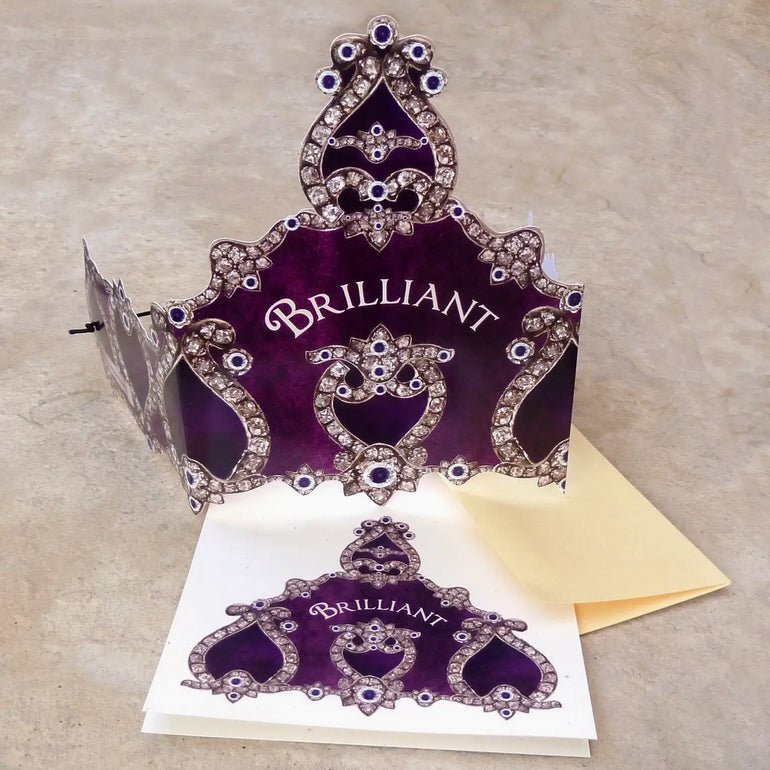 Brilliant Mailable Wearable Paper Tiara Greeting Card - Marmalade Mercantile