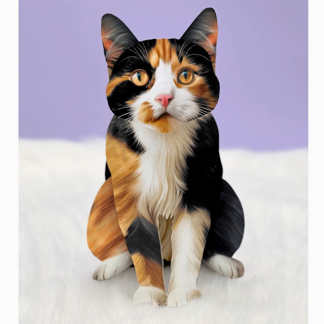 Calico Kitty Pop Up Greeting Card with Dress Up Accessories - Marmalade Mercantile