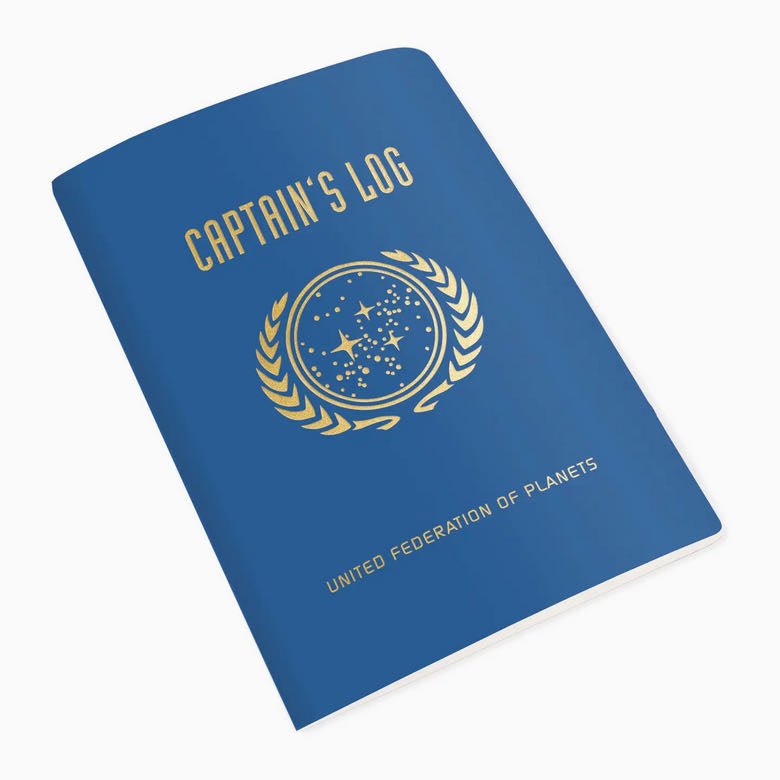 Captain's Log United Federation of Planets Pocket Sized Mini Notebook - Marmalade Mercantile