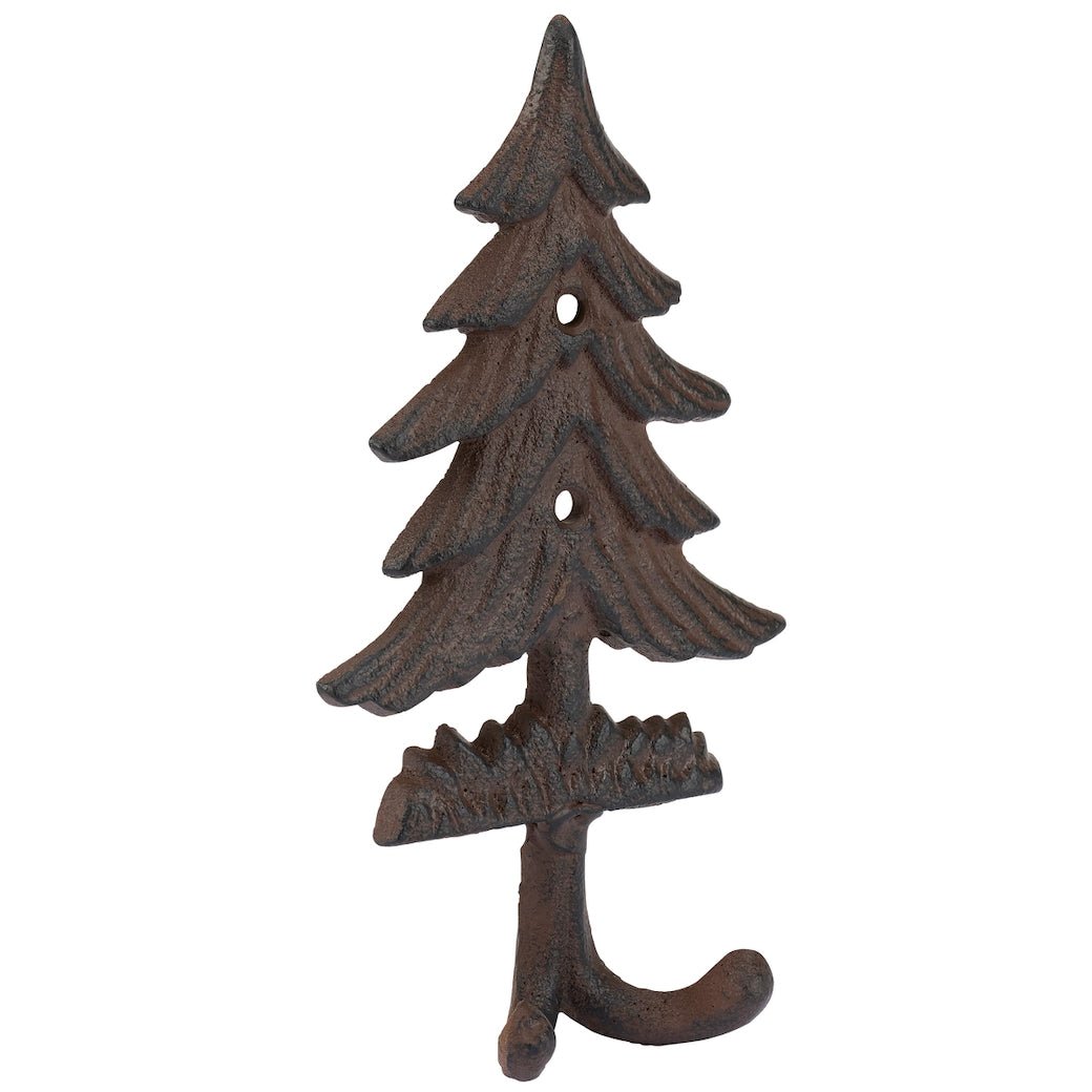 Cast Iron Pine Tree Double Wall Hook - Marmalade Mercantile