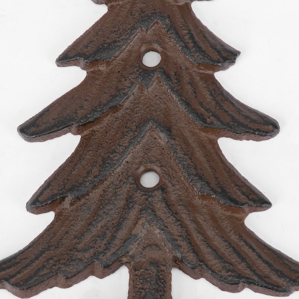 Cast Iron Pine Tree Double Wall Hook - Marmalade Mercantile