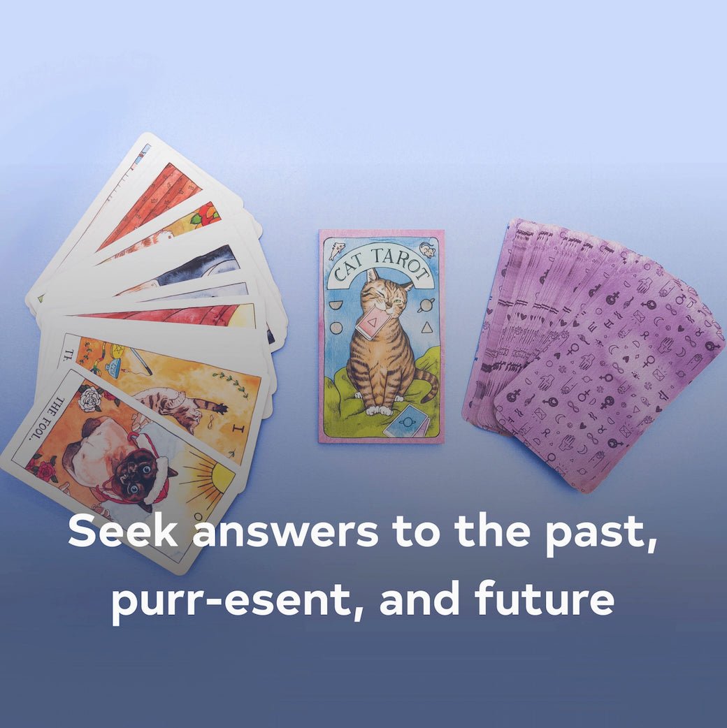 Cat Tarot Cards - 78 Card Deck Illustrated by Megan Kott - Marmalade Mercantile
