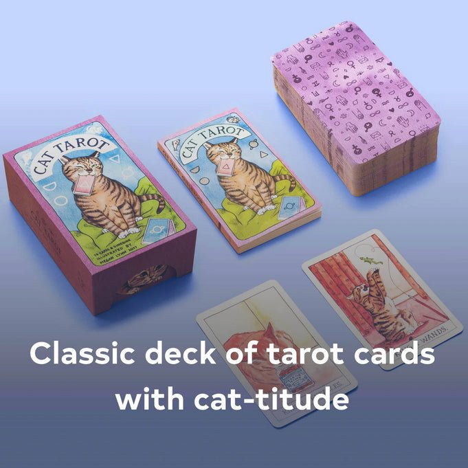 Cat Tarot Cards - 78 Card Deck Illustrated by Megan Kott - Marmalade Mercantile