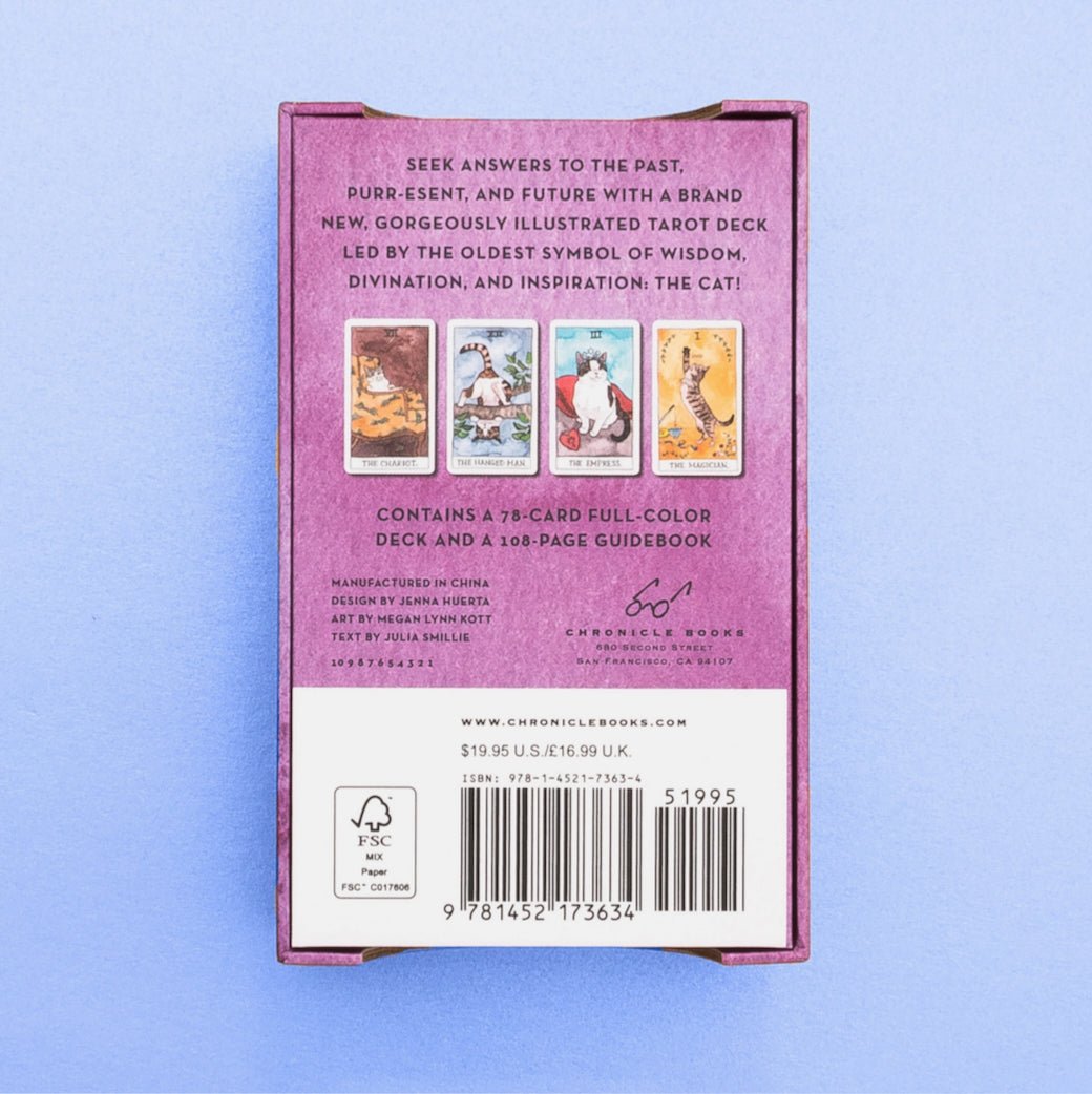 Cat Tarot Cards - 78 Card Deck Illustrated by Megan Kott - Marmalade Mercantile