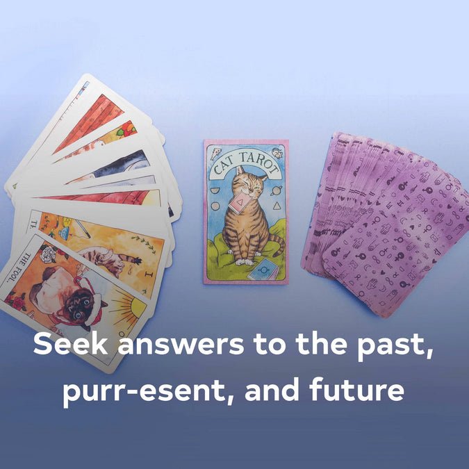 Cat Tarot Cards - 78 Card Deck Illustrated by Megan Kott - Marmalade Mercantile