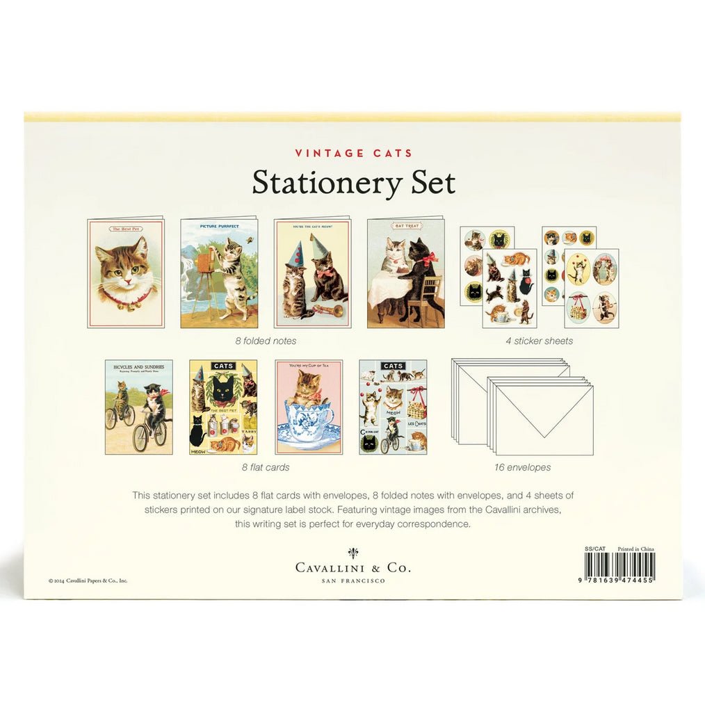 Cats & Kittens Stationery Set - Marmalade Mercantile