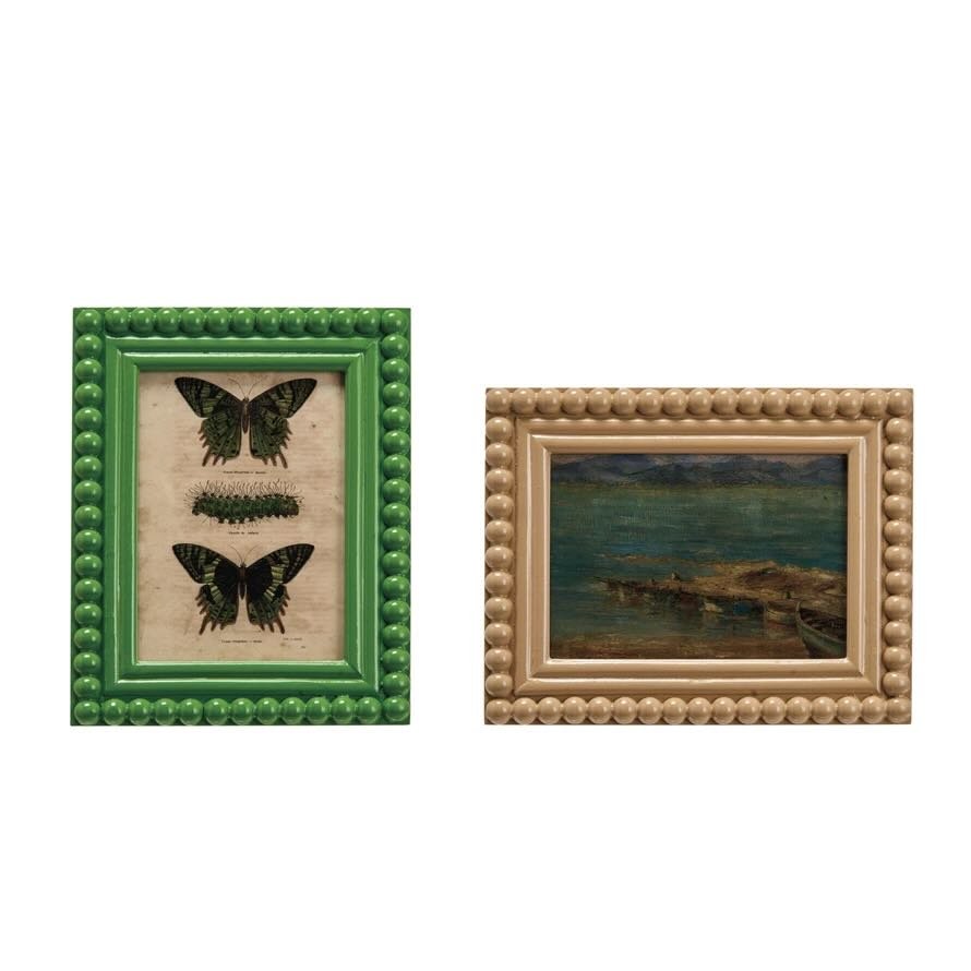 Charming Cottage - Style Picture Frame with Vintage Style Image CHOICE of Color/Style - Marmalade Mercantile