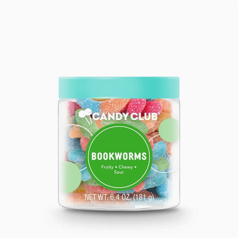 Chewy Gummy Bookworms Candy - Fruity & Sour - Marmalade Mercantile