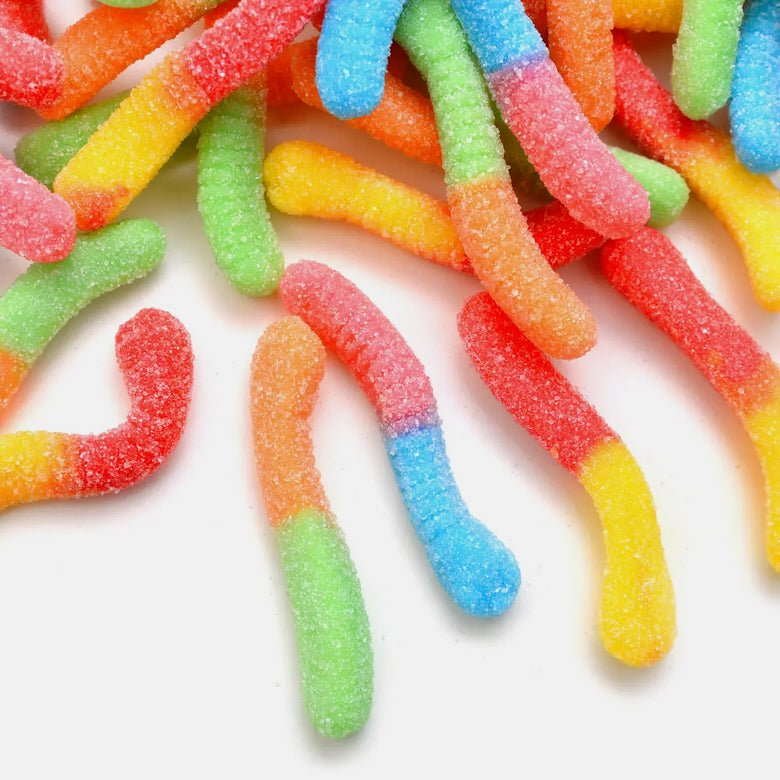 Chewy Gummy Bookworms Candy - Fruity & Sour - Marmalade Mercantile