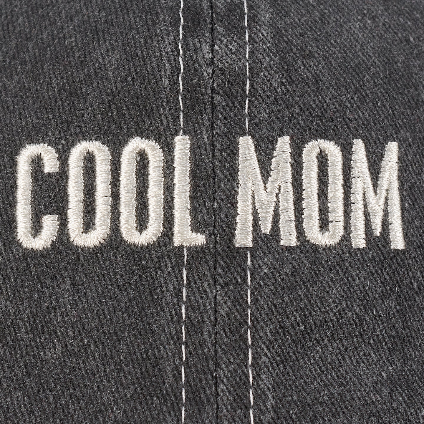 Cool Mom Stonewashed Gray Ball Cap - Marmalade Mercantile