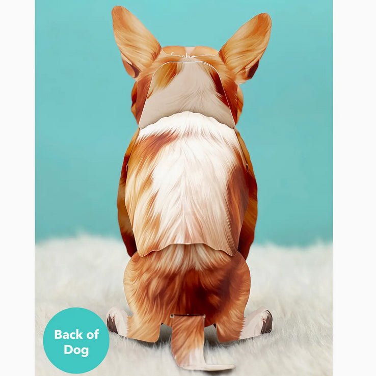 Corgi Pop Up Greeting Card with Dress Up Kit - Marmalade Mercantile