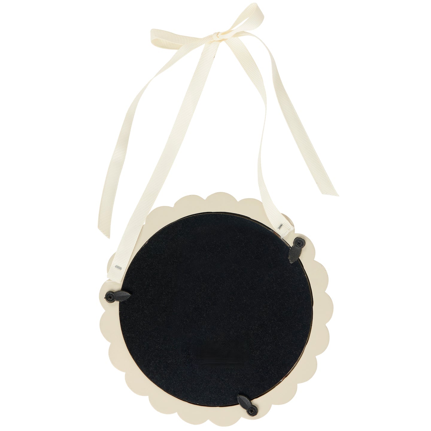 Cream Colored Hanging Round Photo Frame - Marmalade Mercantile