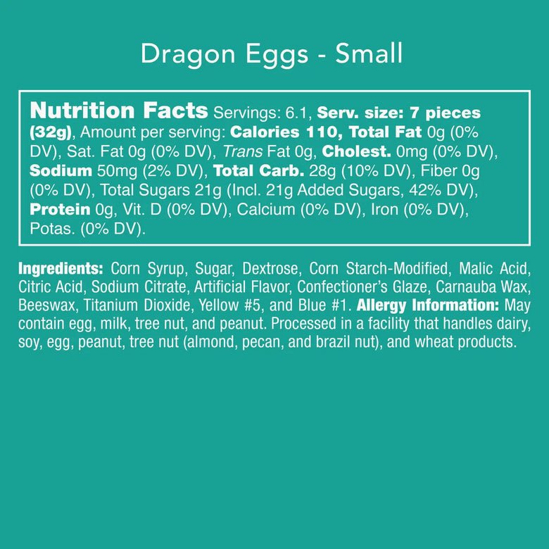 Dragon Eggs Tart Watermelon Flavor Chews - Marmalade Mercantile