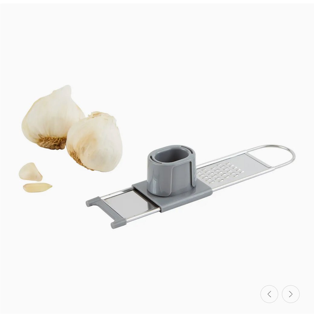 Dual - Action Manual Garlic Clove Slicer/Shredder - Marmalade Mercantile