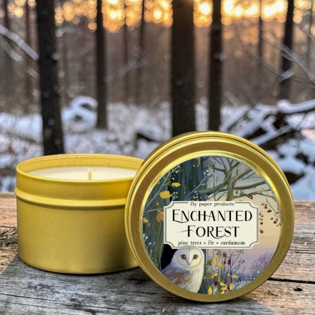 Enchanted Forest 4oz Soy Candle Pine & Fresh Balsam - Marmalade Mercantile