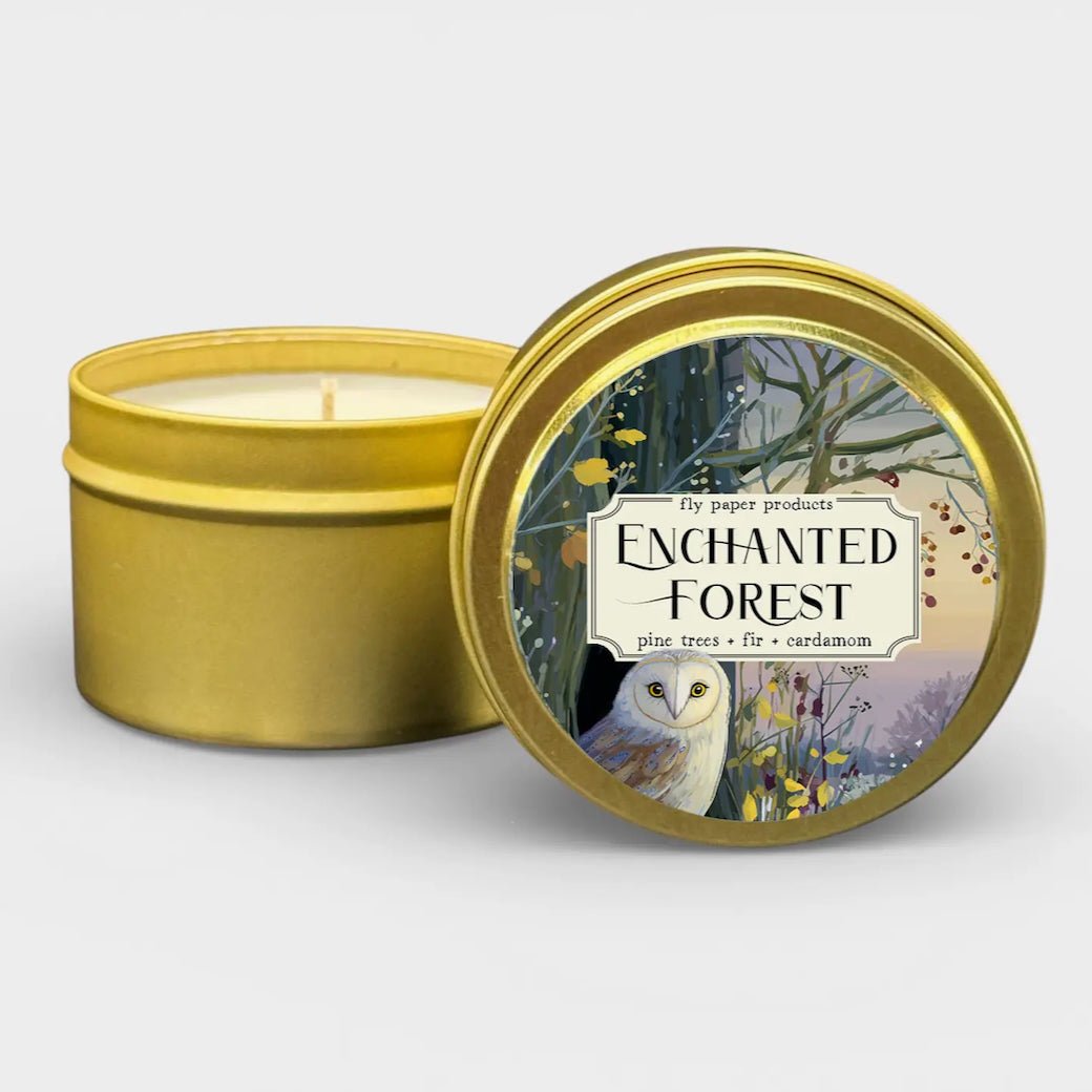 Enchanted Forest 4oz Soy Candle Pine & Fresh Balsam - Marmalade Mercantile