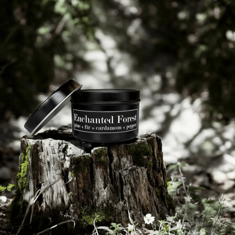 Enchanted Forest Scented 4oz Soy Candle Pine, Fir, Cardamom, Pepper - Marmalade Mercantile