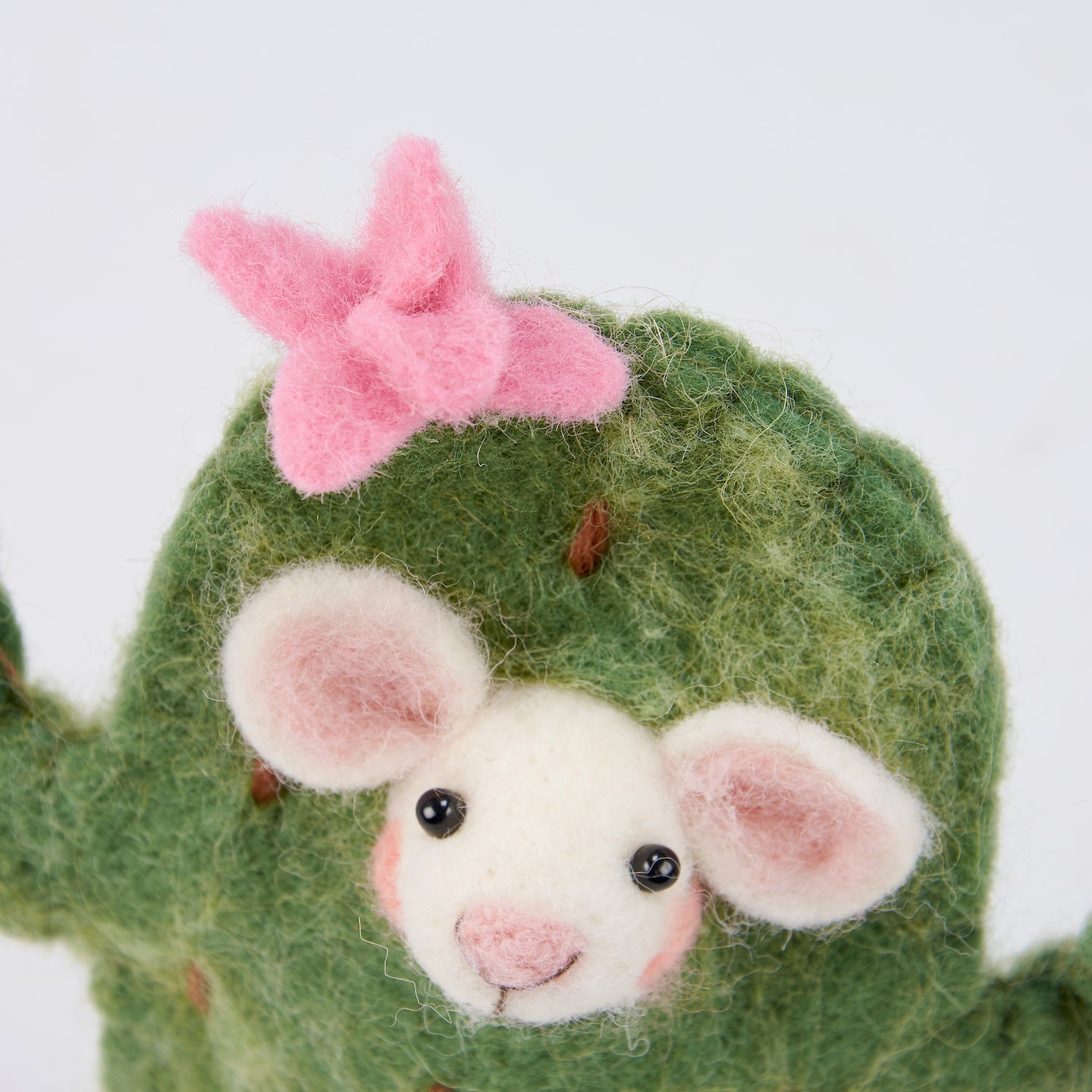 Felt Cactus Mouse Critter - Marmalade Mercantile