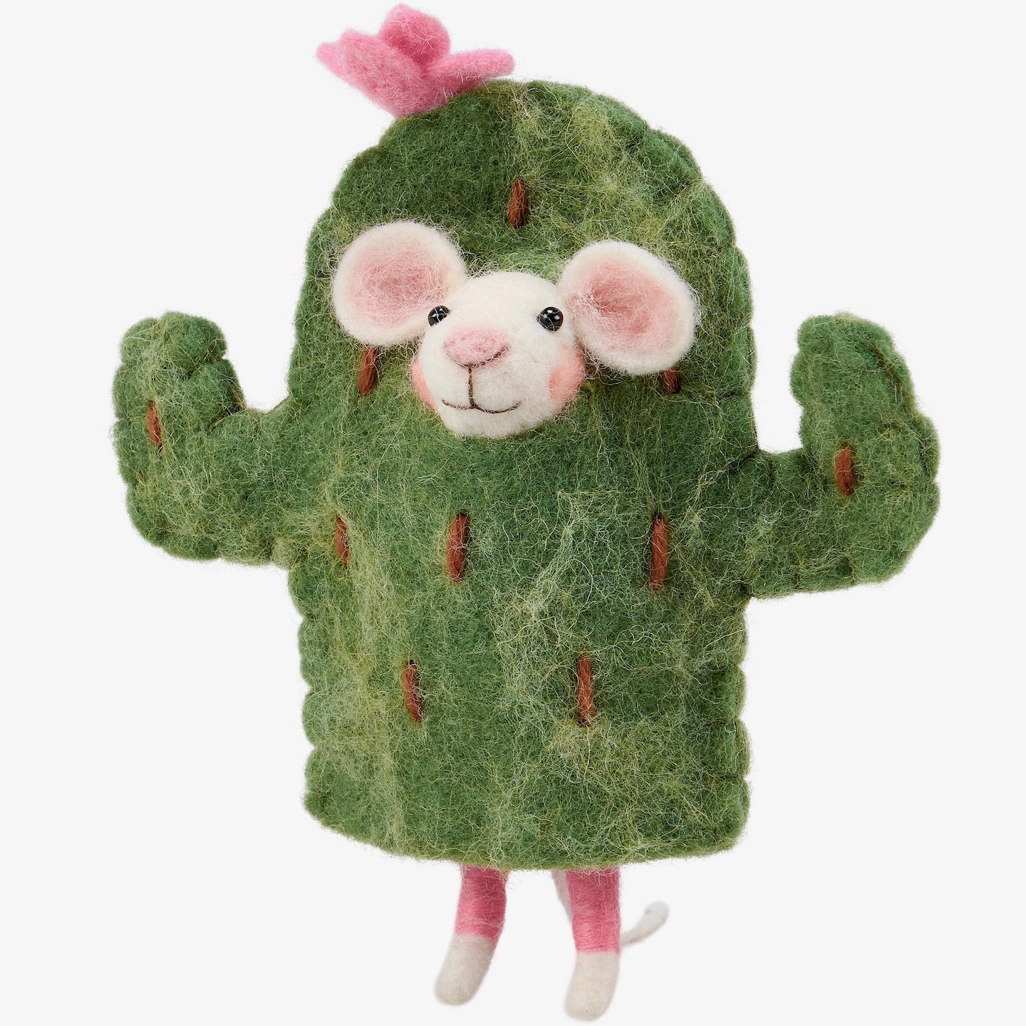 Felt Cactus Mouse Critter - Marmalade Mercantile