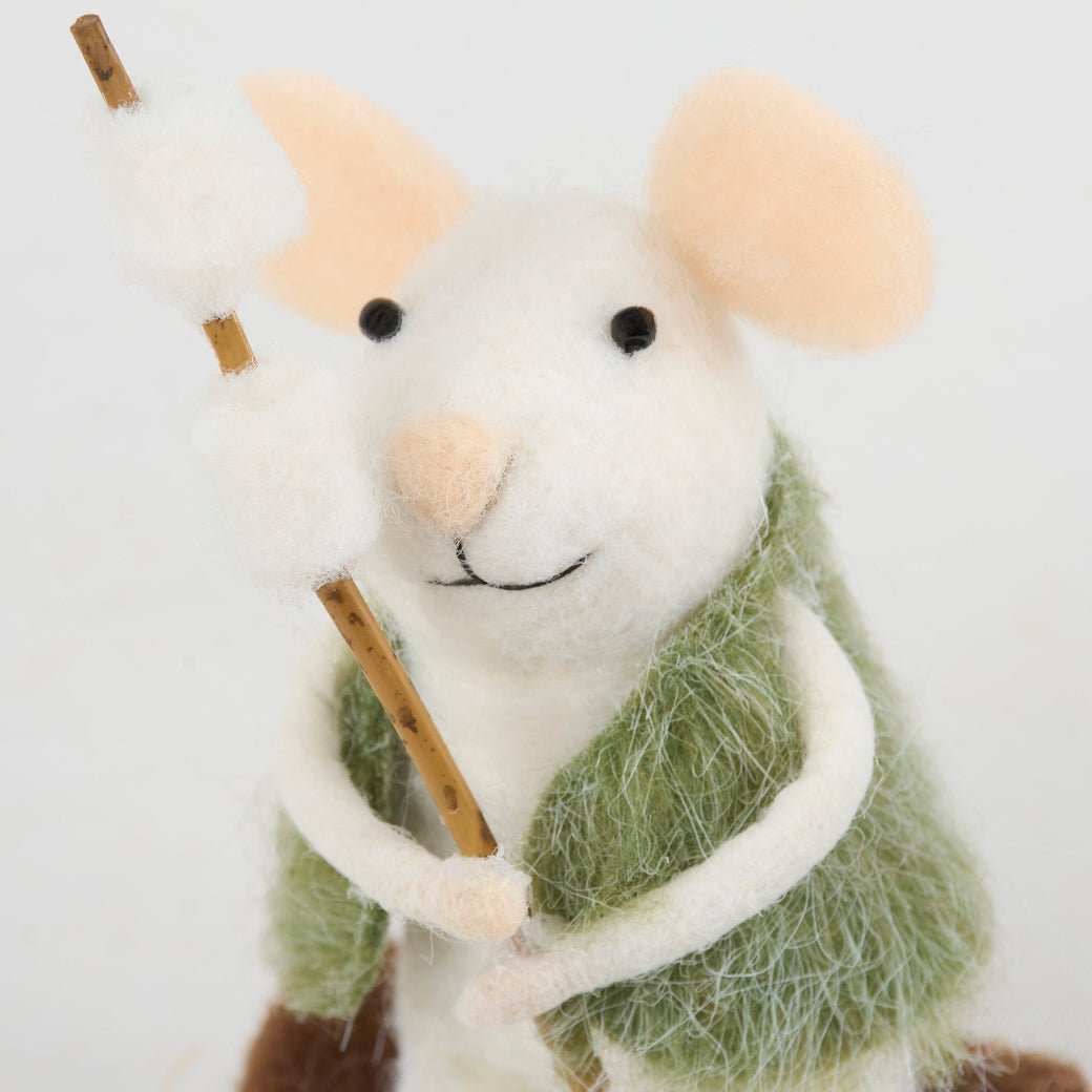 Felt S'mores Mouse Critter - Marmalade Mercantile